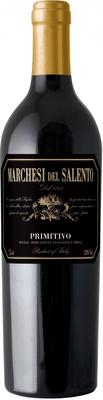 Вино красное полусухое «Marchesi Del Salento Primitivo» 2015 г.