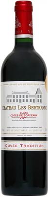 Вино красное сухое «Chateau Les Bertrands» 2014 г.