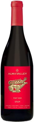 Вино красное сухое «Alma Valley Pinot Noir» 2015 г. с защищенным географическим указанием