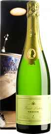 Вино игристое белое брют «Bouvet Ladubay Tresor Saumur Brut» 2014 г. в подарочной упаковке
