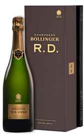 Шампанское белое экстра брют «Bollinger R.D. Extra Brut» 2002 г., в подарочной упаковке