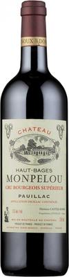 Вино красное сухое «Chateau Haut-Bages Monpelou, 0.375 л» 2011 г.