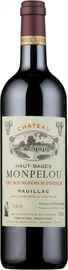 Вино красное сухое «Chateau Haut-Bages Monpelou, 0.375 л» 2011 г.