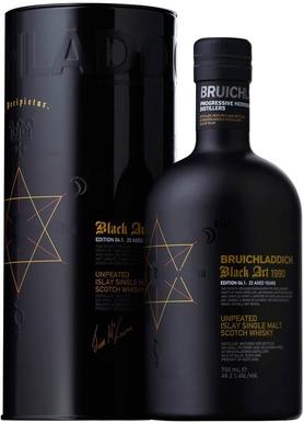 Виски шотландский «Bruichladdich Black Art» в подарочной упаковке