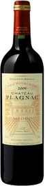 Вино красное сухое «Chateau Plagnac Medoc» 2009 г.