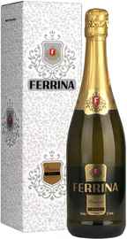 Вино игристое белое брют «Ferrina Prosecco Brut» в подарочной упаковке