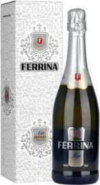 Вино игристое белое сладкое «Ferrina Asti» в подарочной упаковке