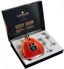 Коньяк французский «Camus XO Elegance» в подарочной упаковке, с 2-мя хрустальными бокалами