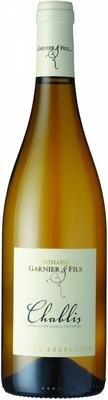 Вино белое сухое «Chablis Domaine Garnier et Fils, 0.75 л» 2015 г.