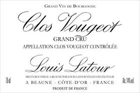 Вино красное сухое «Louis Latour Clos Vougeot Grand Cru» 2011 г.