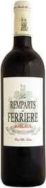 Вино красное сухое «Les Remparts de Ferriere Margaux» 2011 г.
