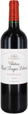 Вино красное сухое «Chateau Haut-Bages Liberal Grand Cru Classe Pauillac» 2010 г.