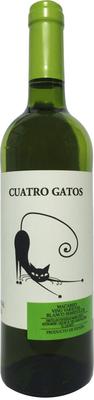 Вино столовое белое полусладкое «Cuatro Gatos Macabeo»