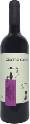 Вино столовое красное полусладкое «Cuatro Gatos Garnacha Tinto Semidulce»
