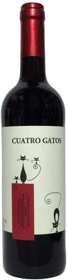 Вино столовое красное сухое «Cuatro Gatos Tinto Seco»