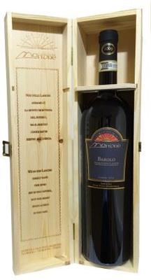 Вино красное сухое «Marrone Langhe Barbaresco» в деревянной подарочной упаковке
