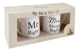 Набор «Mr Right & Mrs Always Right» набор из 2-х чашек