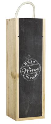 Упаковка «Best wine in town» подарочная коробка для вина