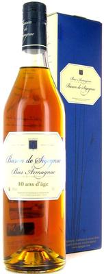 Арманьяк «Baron de Sigognac 10 ans d'age» в подарочной упаковке