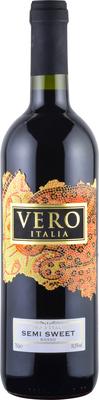 Вино красное полусладкое «Vero Italia»