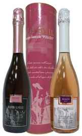 Вино игристое розовое полусладкое «Mastro Binelli Rosato» в тубе