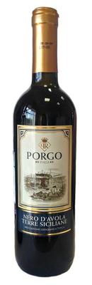 Вино красное полусухое «Porgo Nero D`Avola»