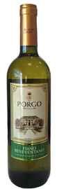 Вино белое полусухое «Porgo Fiano»