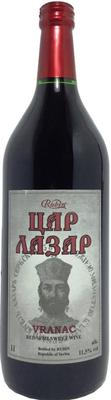Вино столовое красное полусладкое «Цар Лазар Вранац»