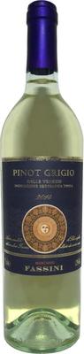Вино белое сухое «Fassini Pinot Grigio Delle Venezie»