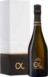Шампанское белое брют «Champagne Jacquart Cuvee Alpha Vintage» 2010 г., в подарочной упаковке