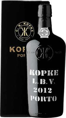 Портвейн «Kopke LBV Porto vintage» 2012 г., в подарочной упаковке