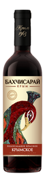Вино столовое красное полусладкое «Крымское»
