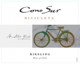 Вино белое сухое «Cono Sur Bicicleta Riesling» 2016 г.