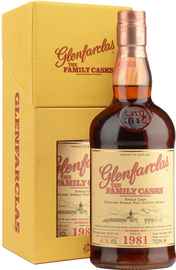 Виски шотландский «Glenfarclas 1981 Family Casks» в подарочной упаковке