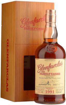Виски шотландский «Glenfarclas 1991 Family Casks» в подарочной упаковке