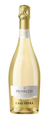 Вино игристое белое брют «Prosecco Spumante Brut Casa Defra, 0.75 л»