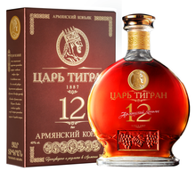 Коньяк армянский «Tsar Tigran 12 Years» в подарочной упаковке