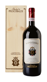 Вино красное сухое «Nipozzano Chianti Rufina Riserva» 2013 г., в деревянной подарочной упаковке