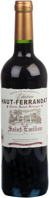 Вино красное сухое «Chateau Haut-Ferrandat Cuvee Saint Georges» 2014 г.