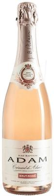 Вино игристое розовое брют «Jean-Baptiste Adam Cremant d'Alsace Brut Rose»