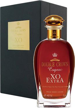 Коньяк французский «Double Crown XO» декантер в подарочной упаковке
