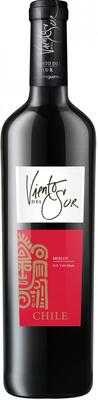 Вино красное сухое «Viento del Sur Merlot»
