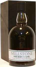 Виски «Zuidam Millstone Sherry Cask 12 Years Old» в деревянной подарочной упаковке