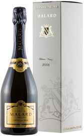 Шампанское белое брют «Malard Brut Millesime» 2006 г., в подарочной упаковке
