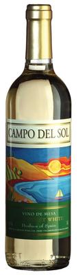Вино столовое белое полусладкое «Campo del Sol»