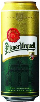 Пиво «Pilsner Urquell» в жестяной банке