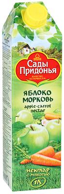 Сок «Сады Придонья Яблоко Морковь» нектар