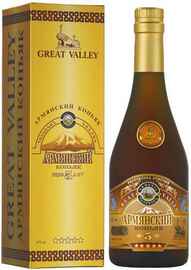 Коньяк армянский «Great Valley 5 Stars» в подарочной упаковке