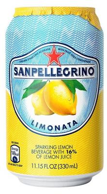 Газированный напиток «S. Pellegrino Limonata» в жестяной банке