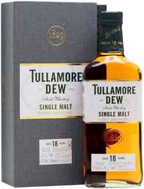 Виски ирландский «Tullamore Dew 18 Years Old» в подарочной упаковке